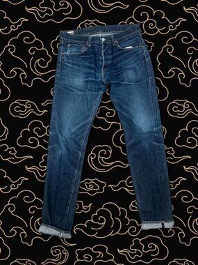Size 34 MOMOTARO selvedge blue denim